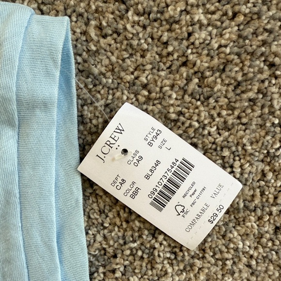 J. Crew Women's Tank Tops bundle - Black, Green, Light Blue NWT - Picture 3 of 5